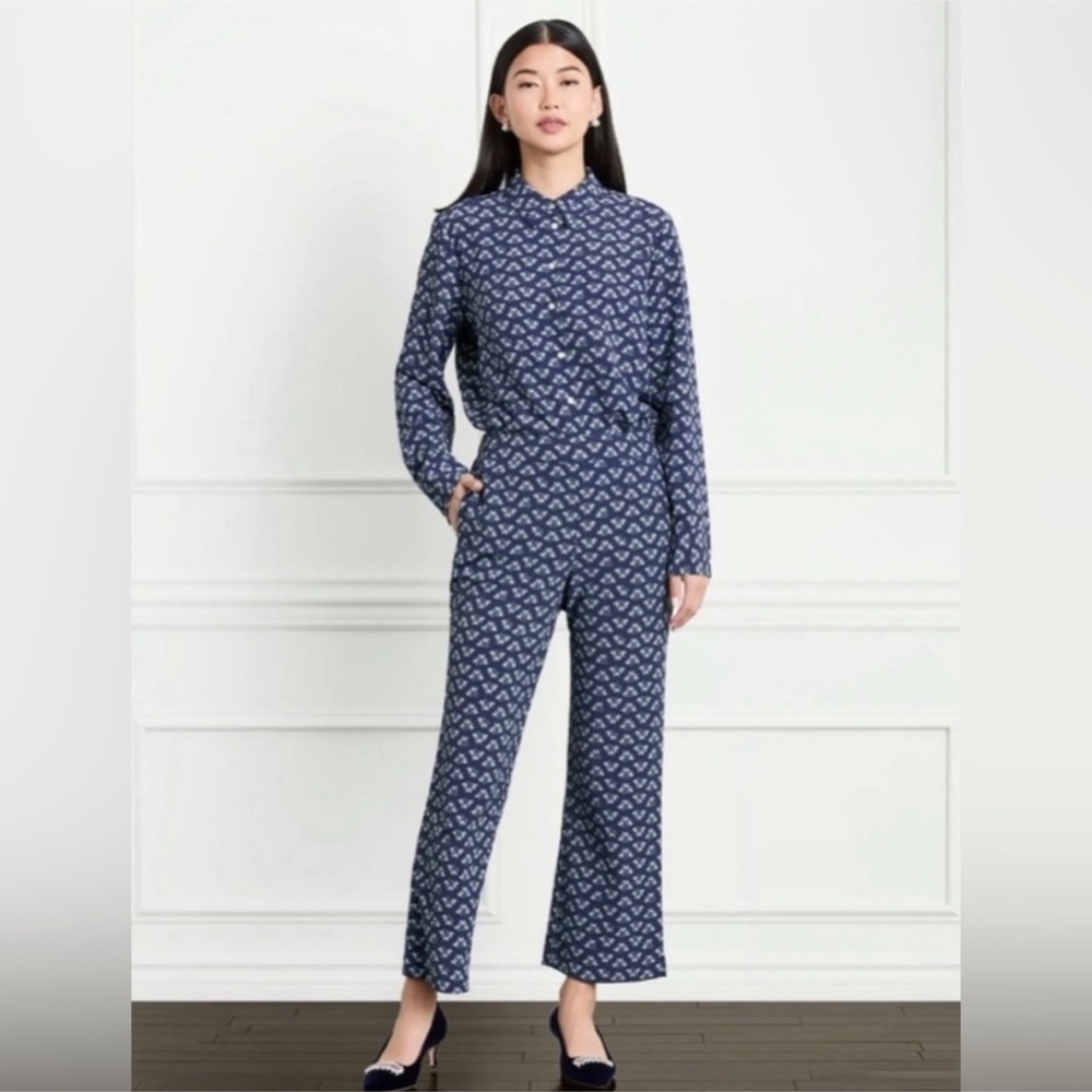 Hill House Blue Patterned Pants